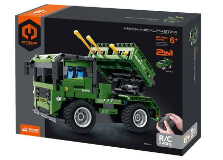 Mechanical Master Tech Brick 2in1 R/C Rocket Launcher Kit (364 pcs) 8021