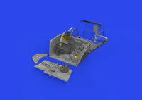 1/48 Eduard Bf 109F cockpit w/ early seat PRINT for EDUARD 648875
