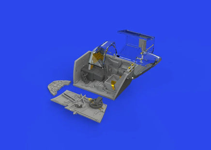 1/48 Eduard Bf 109F cockpit w/ early seat PRINT for EDUARD 648875