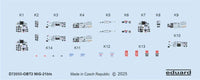 1/72 Eduard MiG-21bis stencils DECAL for EDUARD kit D72055