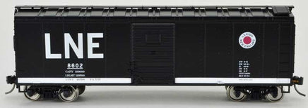 HO Bowser 40' Steel Side Box Car Lehigh New England Road #8640 - 43162