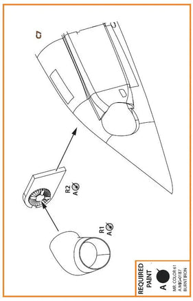 1/72 Clear Prop UH-2 A/B SEASPRITE Resin Exhaust for CP Kit CP72002 A72021