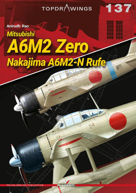Kagero Publishing A6M2 Zero and Rufe Top Drawings Book 07137