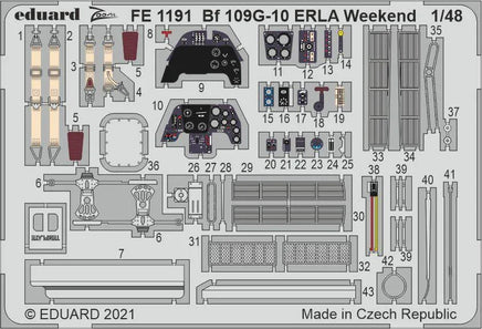 1/48 Eduard Bf 109G-10 ERLA Weekend for EDUARD FE1191
