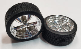 Pegasus 23″ T’s Chrome Rims with Tires 2301