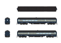 HO Broadway Ltd B&O Coach-Baggage Combine #1497 Blue/Gray/Imitation Gold 9113 - MPM Hobbies