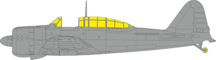 1/48 Eduard A6M2-K TFace MASK for EDUARD kit EX1112