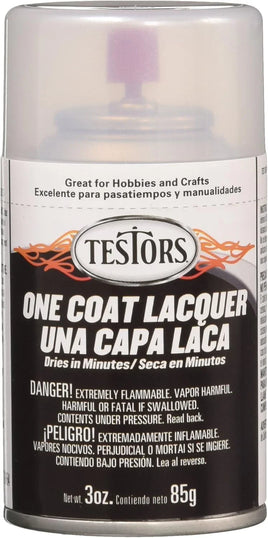 Testors White Lightning Lacquer 3oz. Spray 1833 - MPM Hobbies