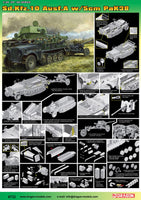 1/35 Dragon Model Sd.Kfz. 10 Ausf. A w/5cm PaK 38 6732