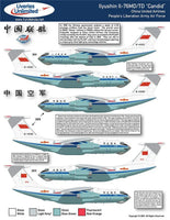 1/144 Fundekals CHINA / PLAAF IL-76 CANDIDS 44006