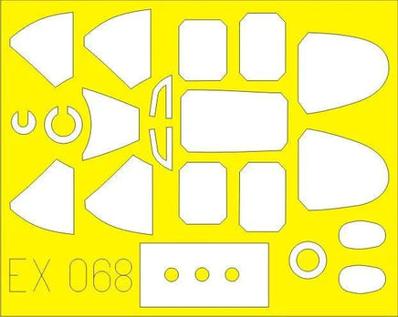 1/48 Eduard Paint Mask for ACCURATE MINIATURES P-51A EX068