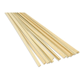 Bud Nosen Balsa Stick 3/32" x 3/8" x 36 (20/pkg) 1026