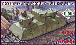 1/72 Uni Model Motorized Armored Railcar D-3 MT-639