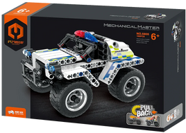Mechanical Master Pull Back Police Car (199 pcs) 5805