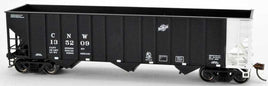 HO Bowser 100T Hopper Car Chicago & North Western Black Road #135208 - 43513