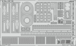 1/48 Eduard F-35C Photo etched set for TAMIYA kit 491503