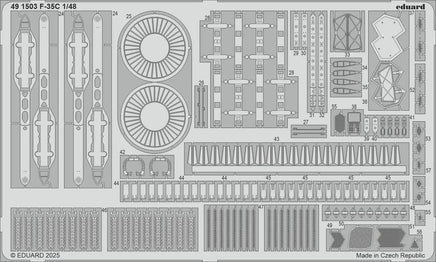1/48 Eduard F-35C Photo etched set for TAMIYA kit 491503