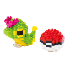 Nanoblock Pokemon Caterpie and Poke Ball 14956