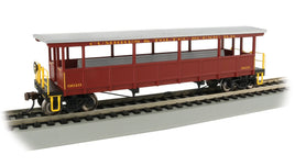 HO Bachmann Open-Sided Excursion Car - #9619 Cumbres & Toltec 17433 - MPM Hobbies