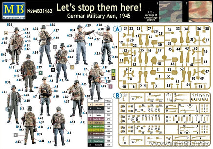 1/35 Master Box German Military Men, 1945 Let's Stop Them Here! 35162
