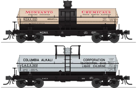 HO Broadway Ltd 6,000 Gallon Tank Cars Variety Set A (2-Pack) 6470