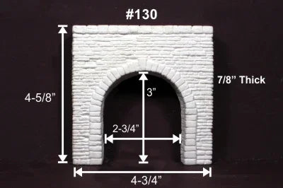 HO Monroe Tunnel Portal Eroded Limestone Single-Track #130