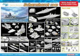 1/350 Dragon Model German Battleship Scharnhorst 1940 1062