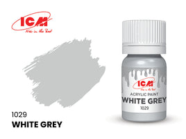 ICM Acrylic Paint White Grey (12 ml) 1029