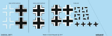 1/48 Eduard Fw 190A-4 national insignia for EDUARD D48038