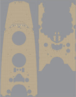 1/350 Pontos Model IJN Musashi Wooden Deck Set 1945 35005WD1