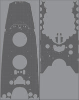 1/350 Pontos Model IJN Yamato Wooden Deck Set Black Deck 35009WD1