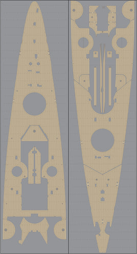 
1/350 Pontos Model DKM Scharnhorst Wooden Deck Set Type 1 35012WD1
