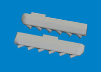 1/72 Eduard P-51 exhaust stacks w/ fairing PRINT Brassin for TAMIYA kit 672412