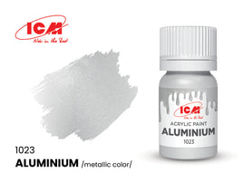 ICM Acrylic Paint Aluminium (12 ml) 1023