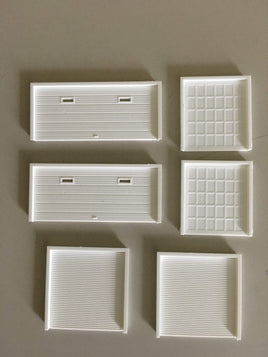 HO Rix Products Assorted Freight Doors 541-1202