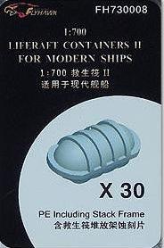 1/700 Flyhawk Photo Etch Liferaft Containers II for Modern Ships (30) 730008
