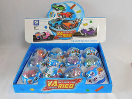 Jie-Star Mini Pullback Cars Egg Display K47A