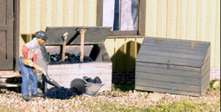 O Banta Modelworks Coal Bins 712 - MPM Hobbies