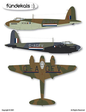 1/32 Fundekals BOAC MOSQUITO PR IV (4) 32005