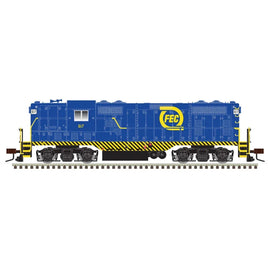 HO Atlas GP7 Silver Florida East Coast 617 (Blue/Yellow) - 10003929