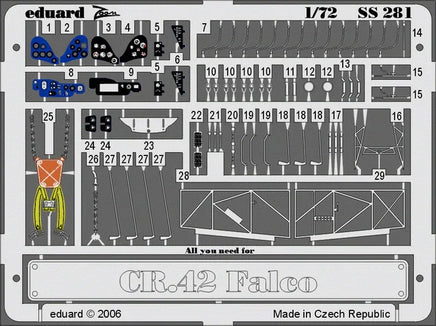 1/72 Eduard CR 42 Falco for ITALERI SS281