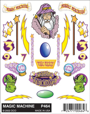 PineCar Magic Machine Decal 464