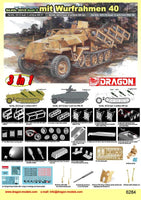 1/35 Dragon Model Sd.Kfz. 251/2 Ausf. C mit Wurfrahmen 40 6284