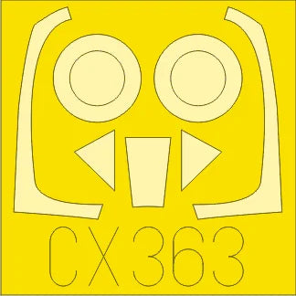 1/72 Eduard Paint Mask for AIRFIX Typhoon Mk.Ib CX363