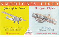 1/100 Glencoe America's First Spirit of St Louis / Wright Flyer 03102