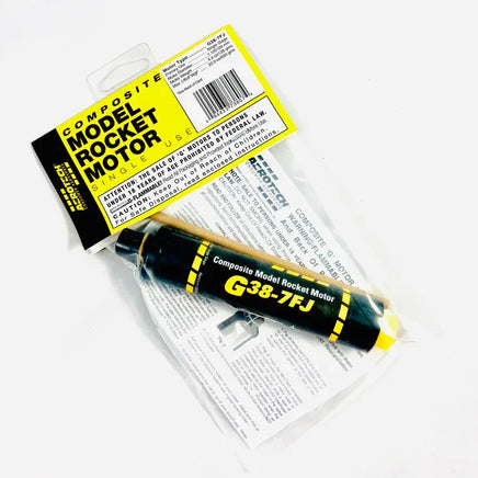 AeroTech G38-7FJ 29mm x 124mm Single Use 1-Motor Pack 73807 - MPM Hobbies