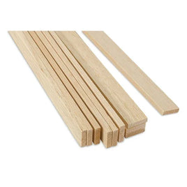 Bud Nosen Balsa Stick 1/4" x 1" x 36" (10/pkg) 1079