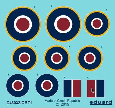 1/48 Eduard Tempest roundels late for EDUARD D48032