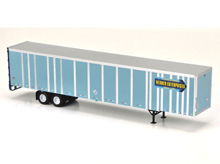 HO Bowser 53' Plate Wall Highway Trailer Werner Road #97238 - 43302