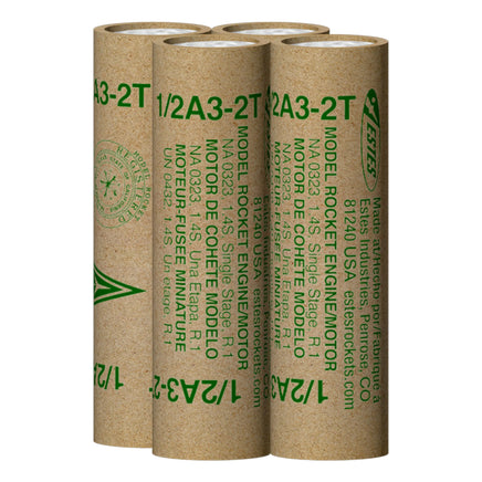 Estes Rocket 1/2A3-2T Engines 10011